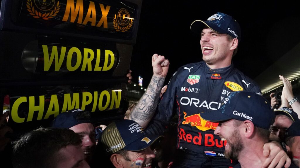 Max Verstappen campione del mondo di f1
