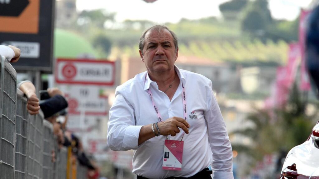 Il Presidente del Giro d'Italia Mauro Vegni
