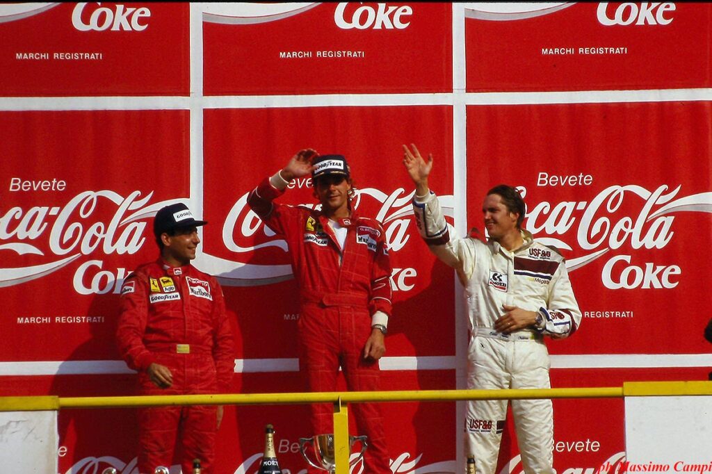 Alboreto e Berger nel 1988